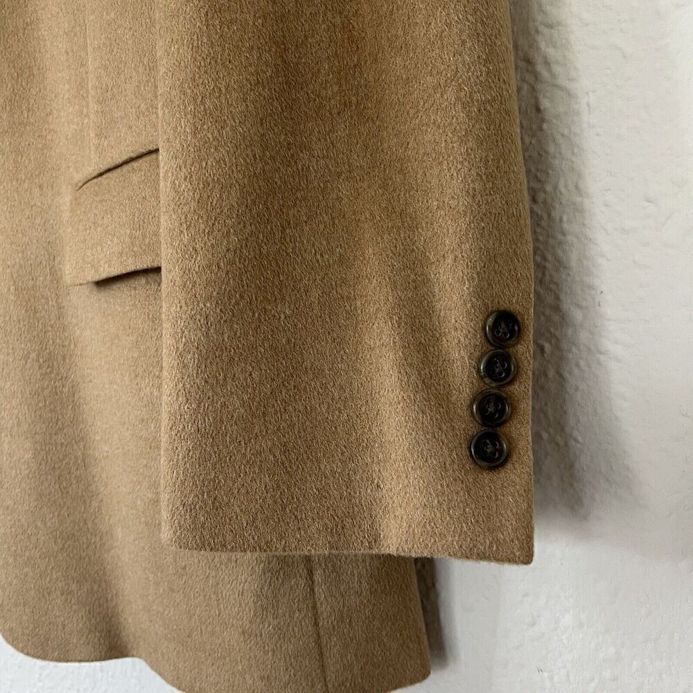 JOSEPH FEISS Mens Camel Hair Blazer Suit Size 46L Sport Coat Casual Jacket - Picture 5 of 12